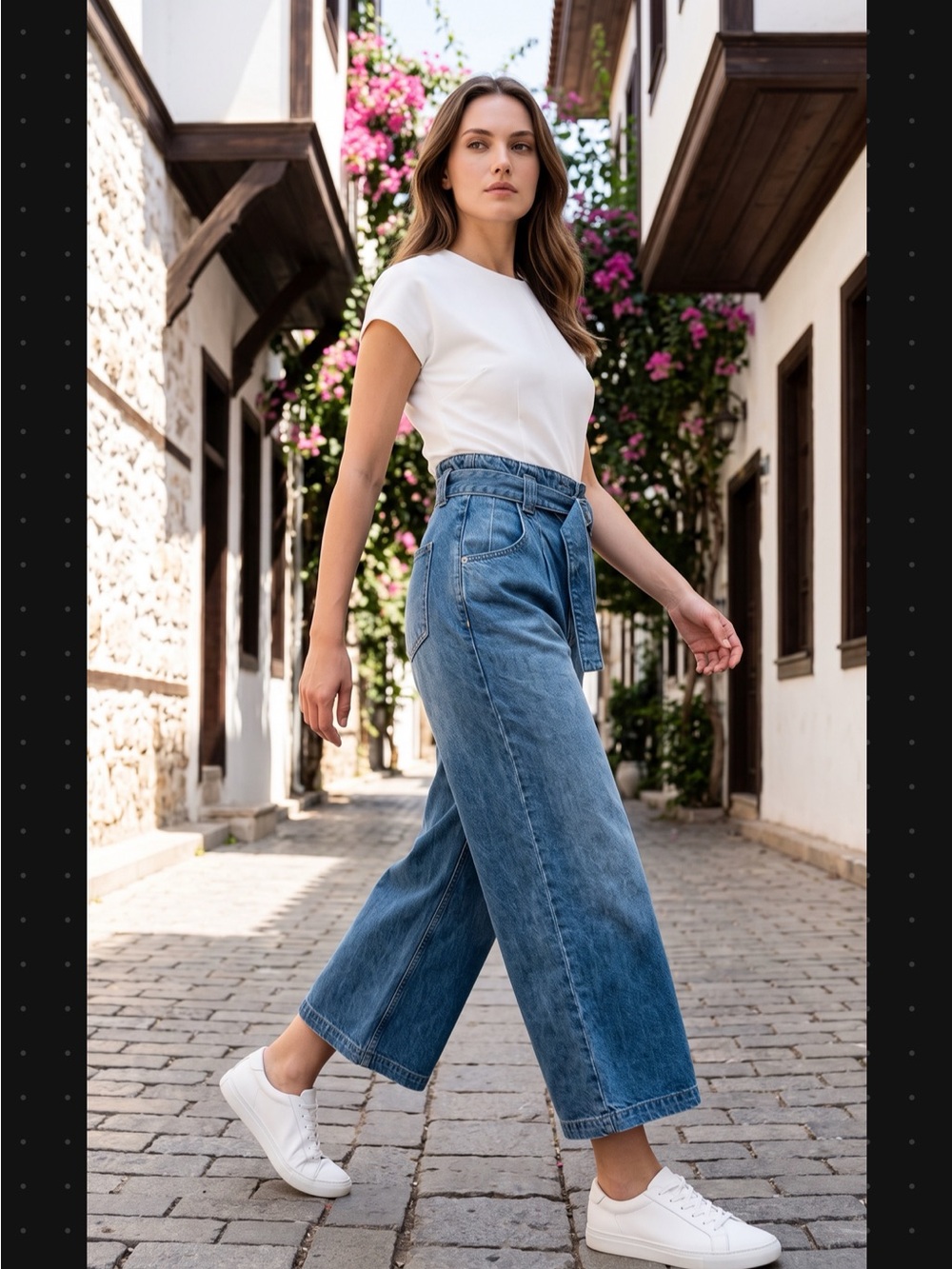 Banana Republic ULTRA-HIGH RISE LIGHTWEIGHT CULOTTE JEAN